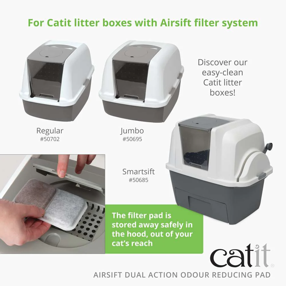 Catit Airsift Dual Action Odour Reducing Pads - Image 7