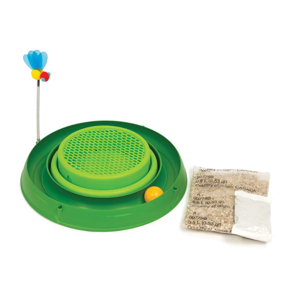 Catit 3-in-1 Play Circuit with Grass Planter - Image 3