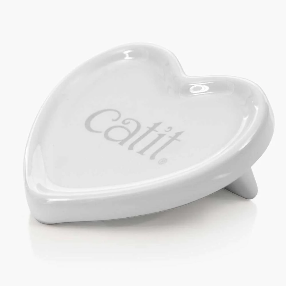 Catit Creamy Heart Treat Dish - Image 3
