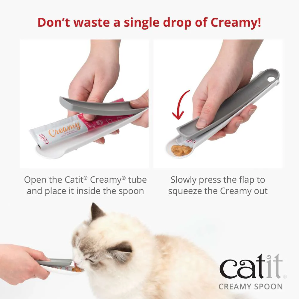 Catit Creamy Lickable Treat Spoon - Image 3