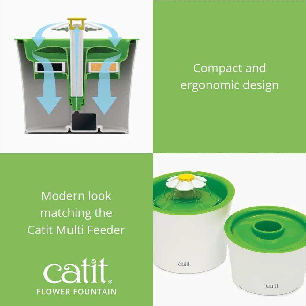 Catit Flower Drinking Water Fountain - Image 3