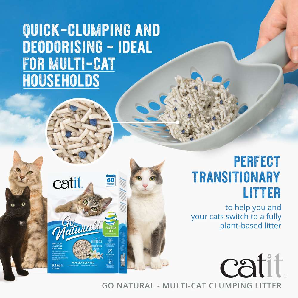 Multi-Cat Pea Husk Clumping Litter - Image 3
