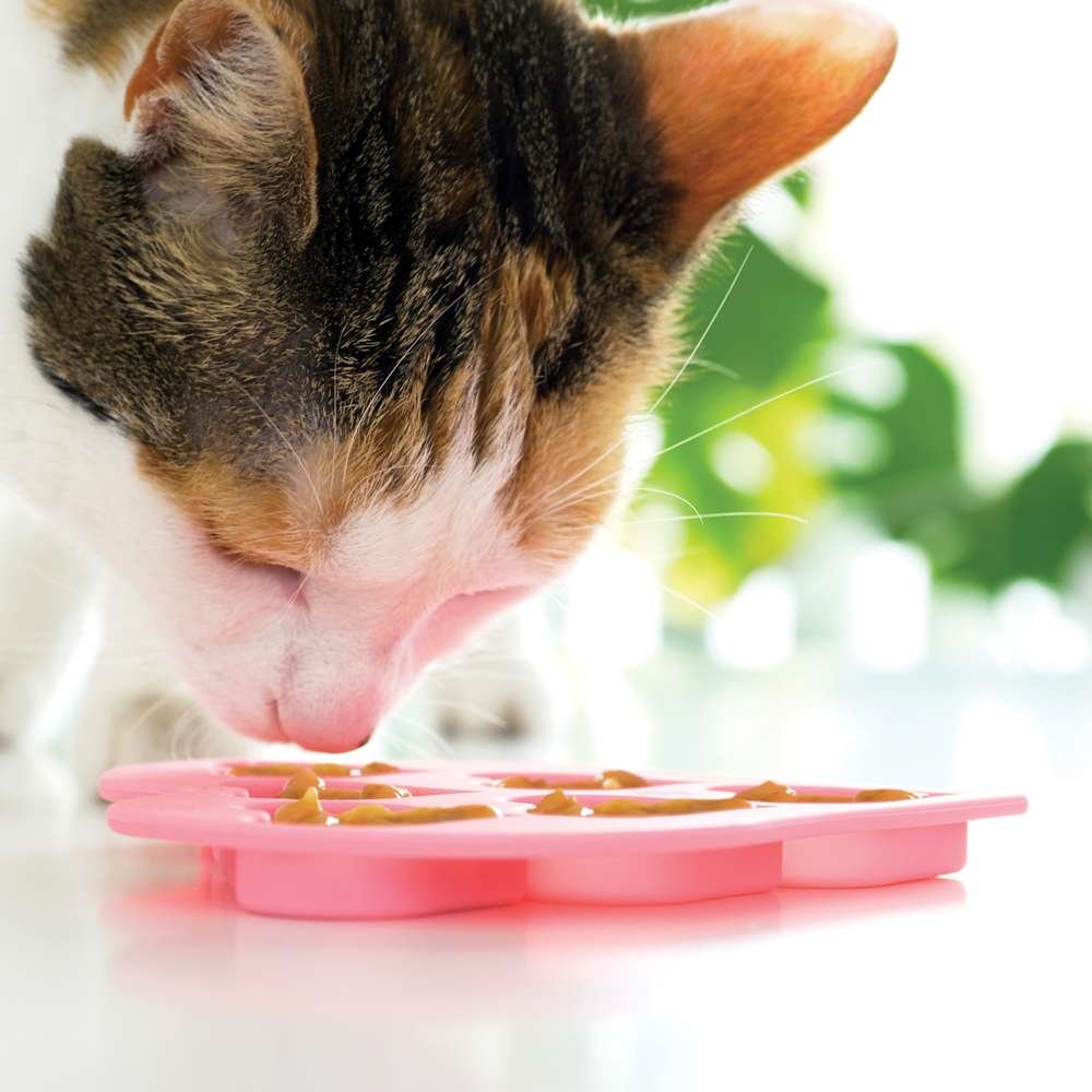 Catit Creamy Heart-Shaped Silicone Ice Tray - Image 2