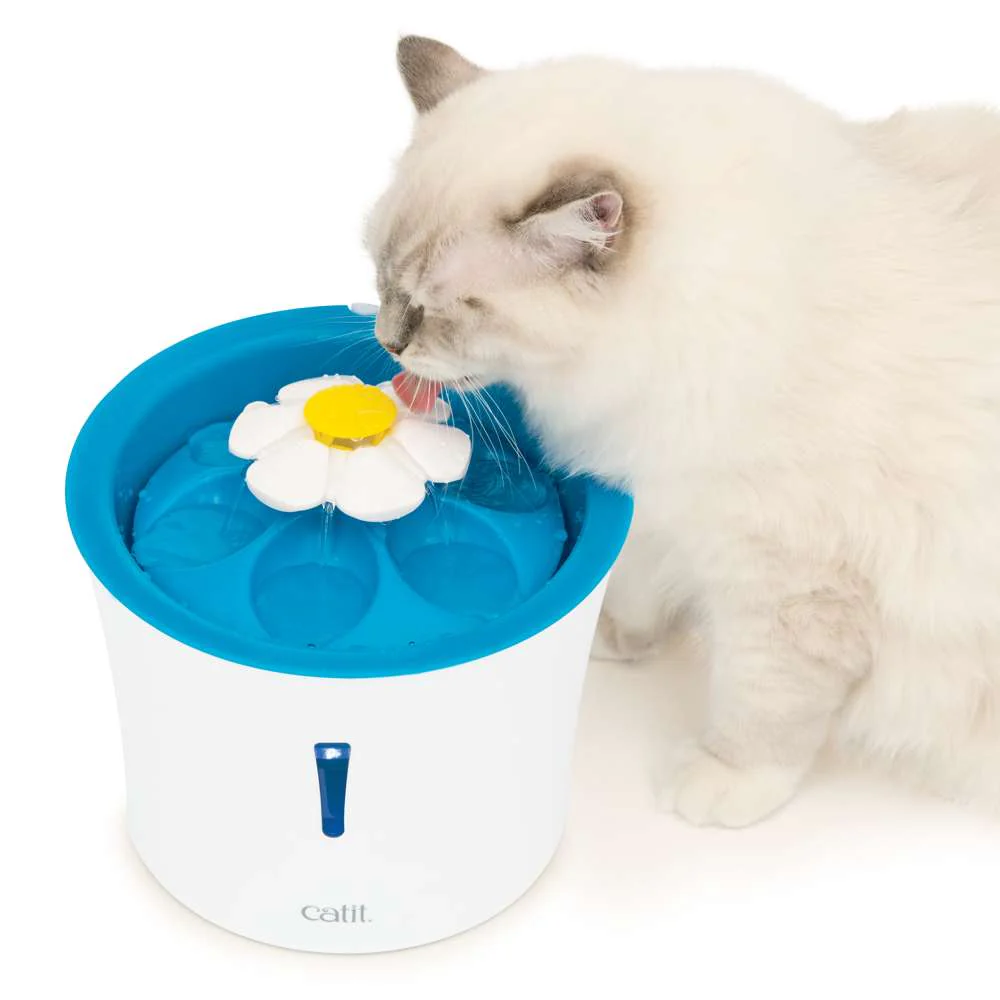 Catit LED Flower Water Drinking Fountain - Image 12