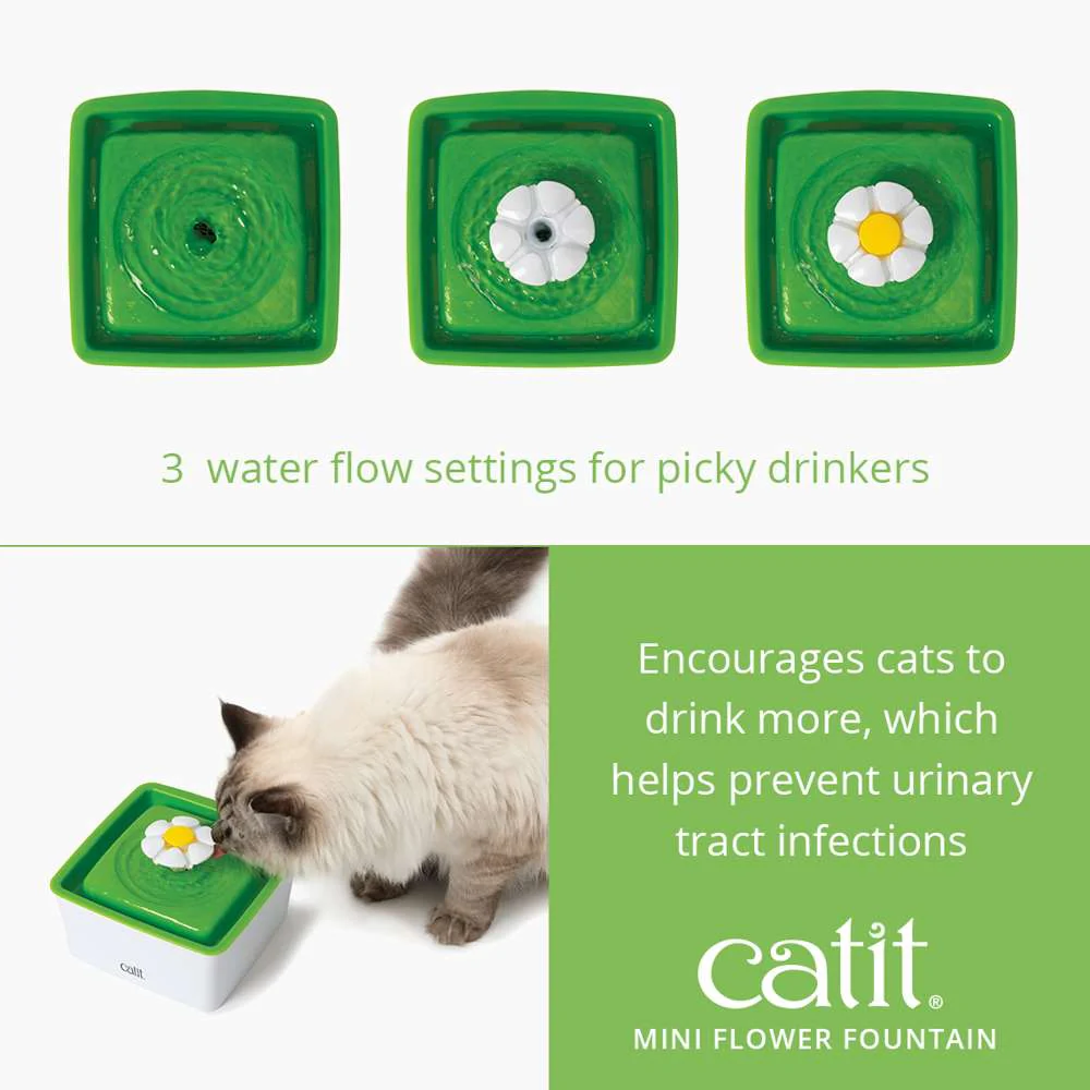 Catit Mini Flower Water Drinking Fountain - Image 4