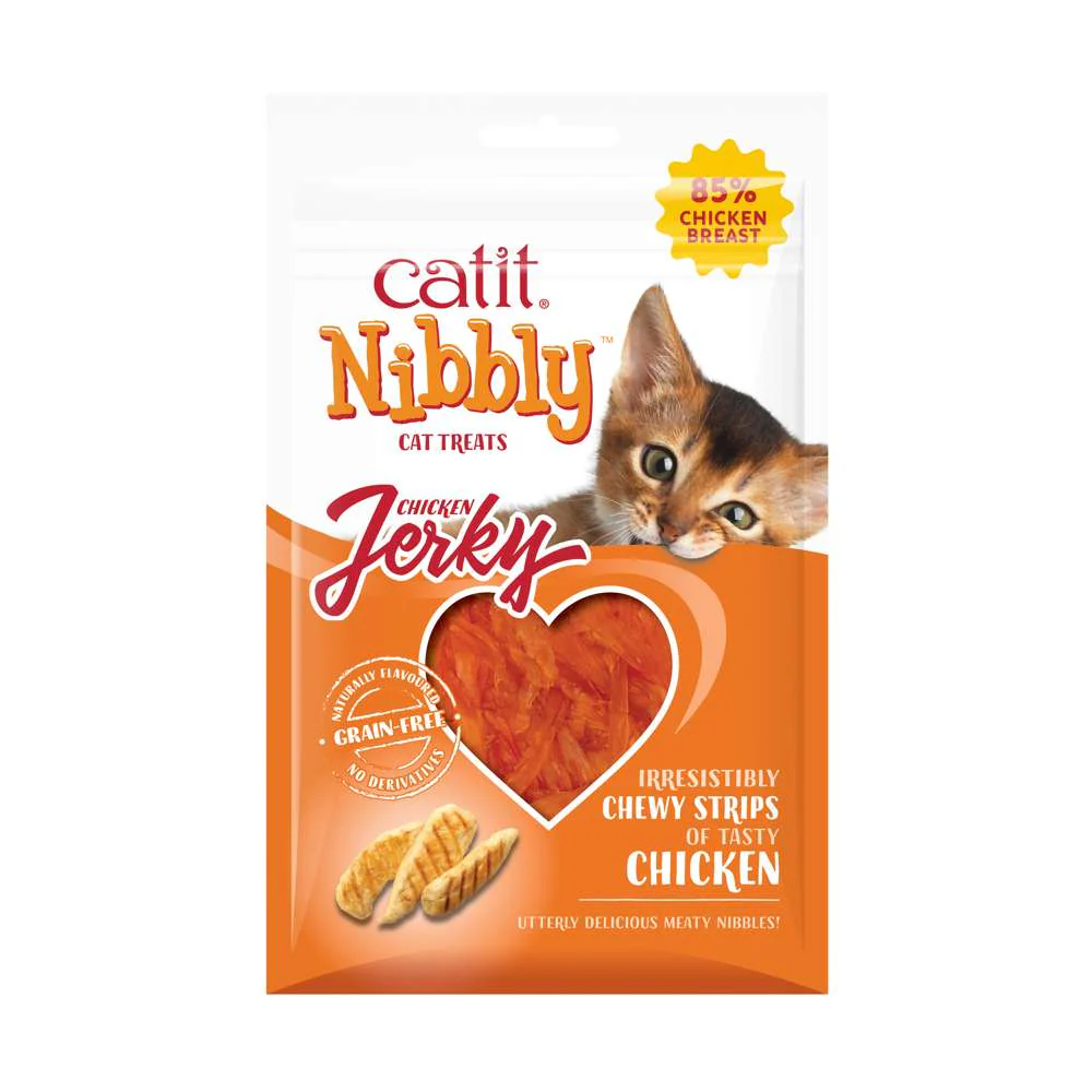 Catit Nibbly Jerky ā Soft Meaty Cat Treats - Image 4