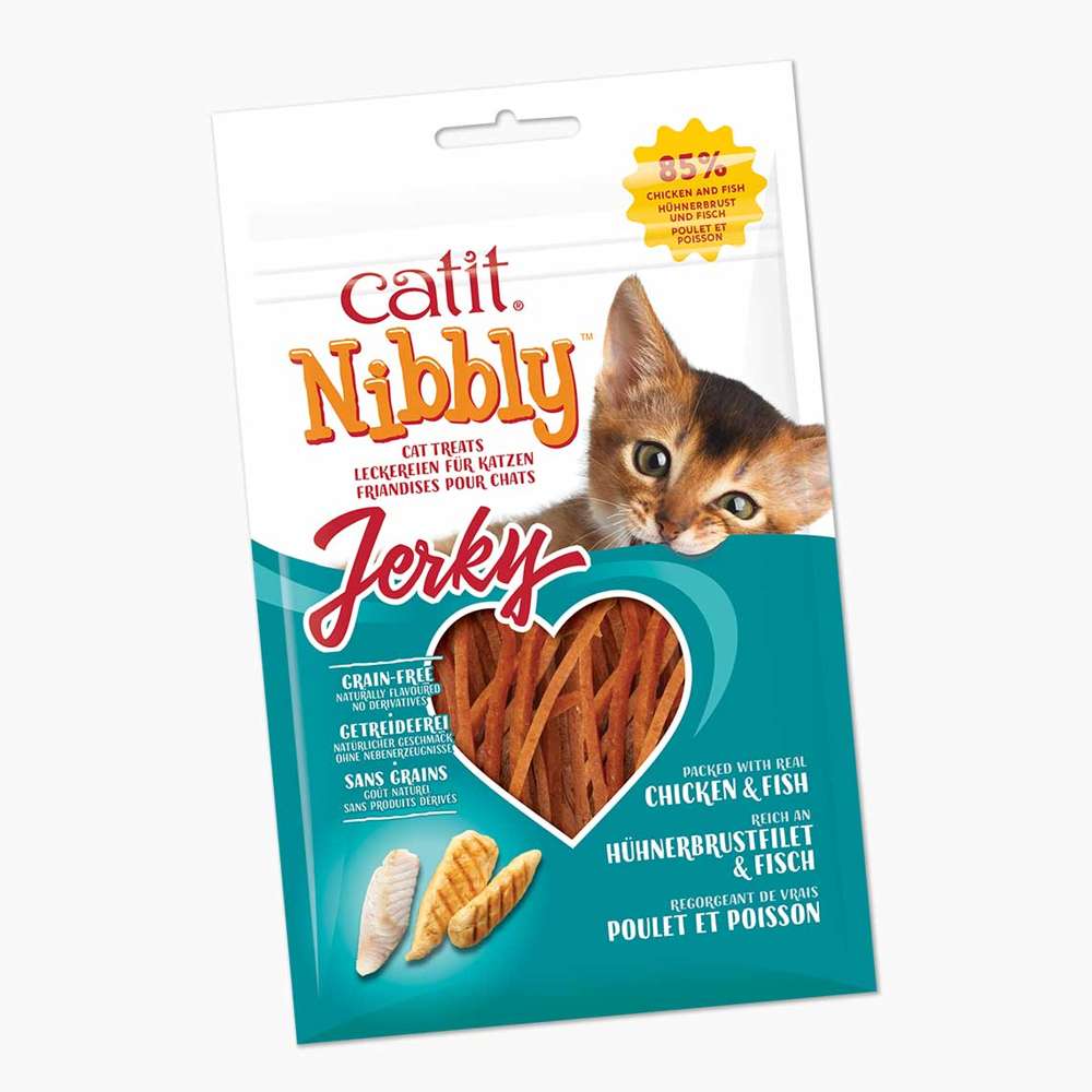 Catit Nibbly Jerky ā Soft Meaty Cat Treats - Image 5