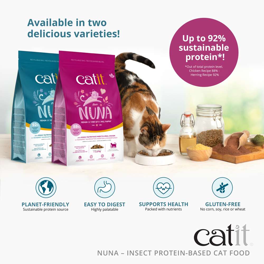 Catit Nuna Insect Protein Based Dry Cat Food - Image 6