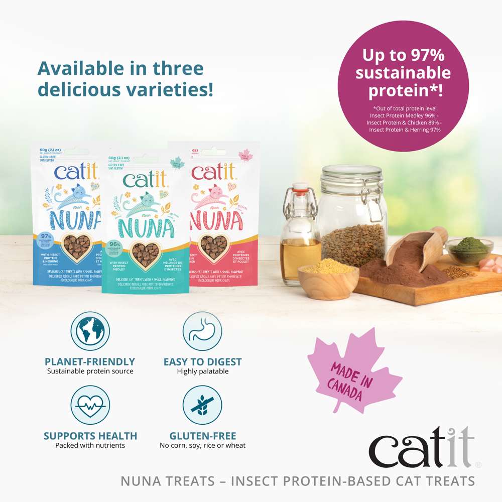 Catit Nuna Insect Protein Based Dry Cat Food - Image 9