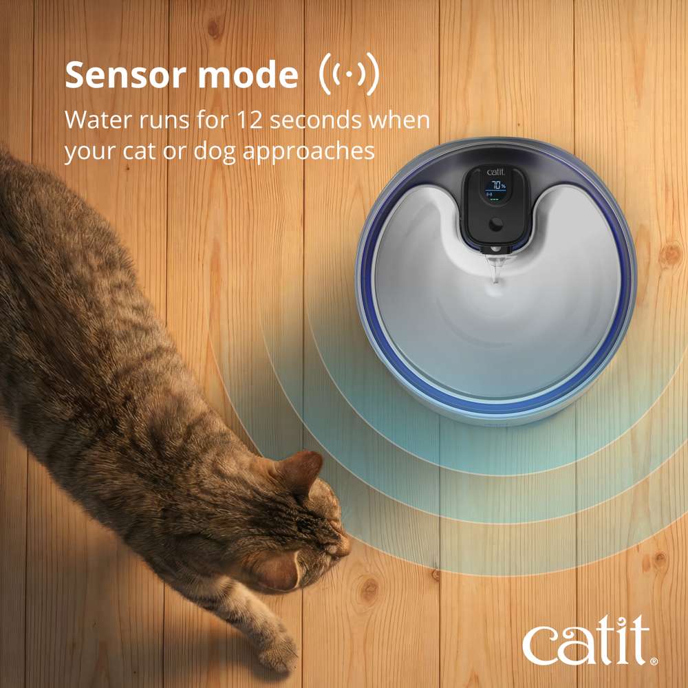 Catit PIXI Cordless XL Stainless Steel Water Drinking Fountain - Image 6