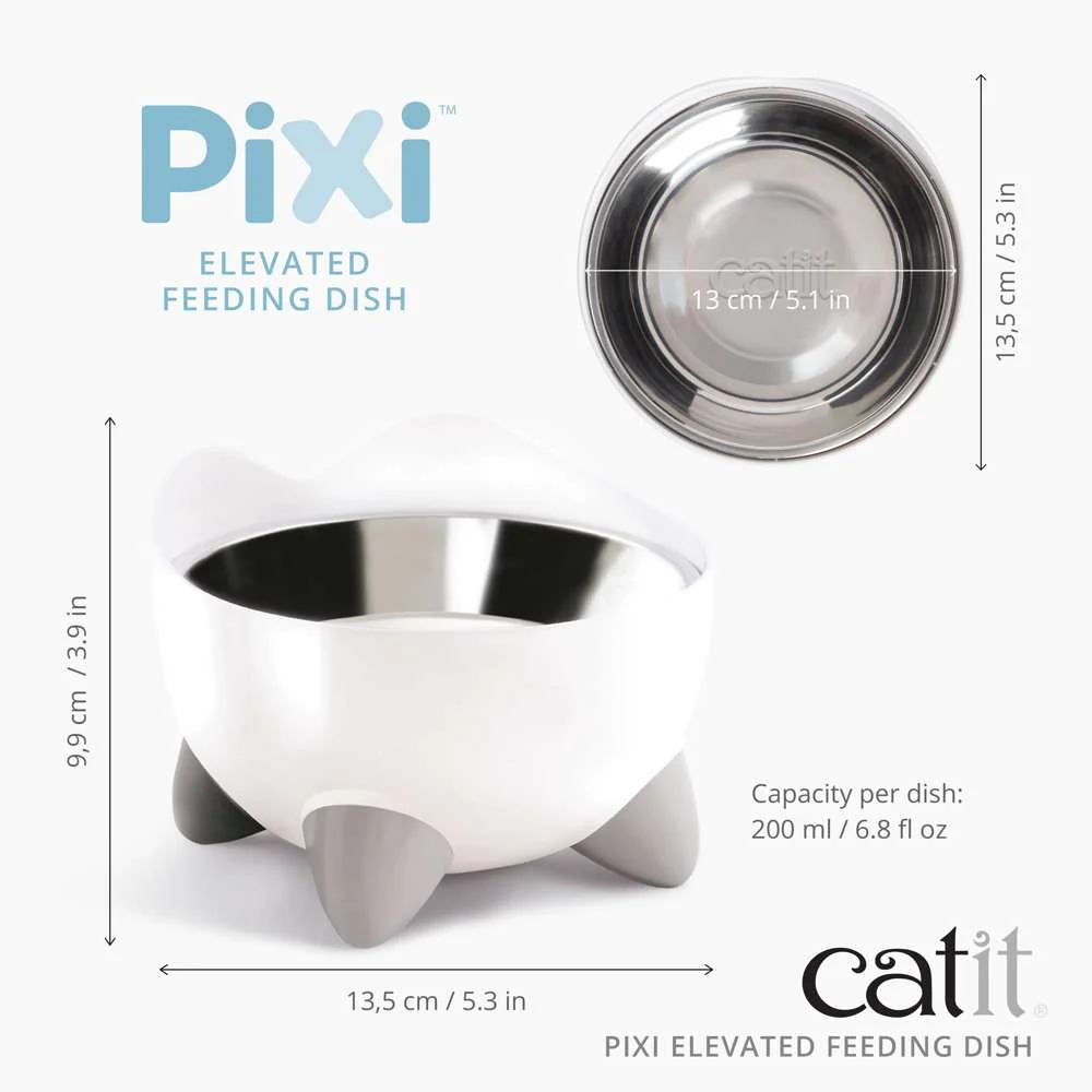 Catit PIXI Elevated Feeding Dish - Image 2