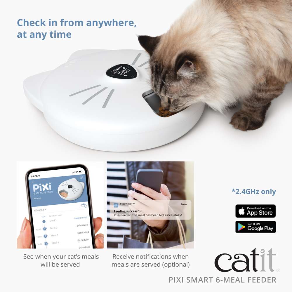 Catit PIXI Smart 6 Meal Feeder - Image 2