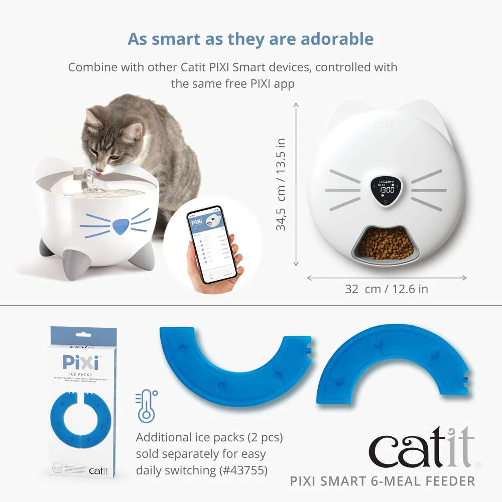 Catit PIXI Smart 6 Meal Feeder - Image 5