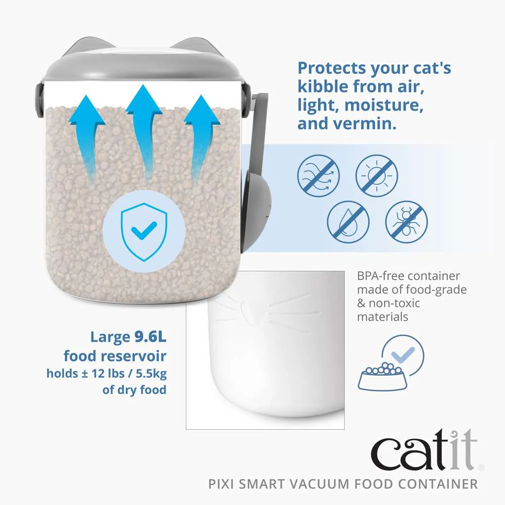 Catit PIXI Smart Vacuum Dry Food Container - Image 4