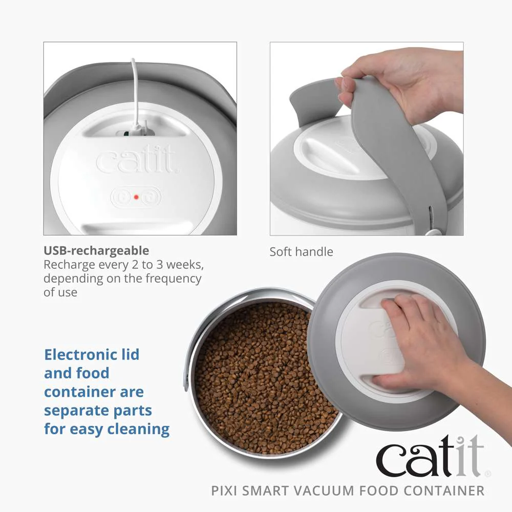 Catit PIXI Smart Vacuum Dry Food Container - Image 5