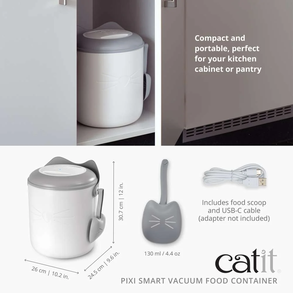 Catit PIXI Smart Vacuum Dry Food Container - Image 6