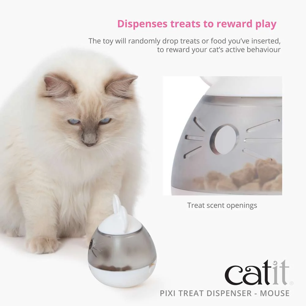 Catit PIXI Treat Dispenser Toy – Mouse - Image 3