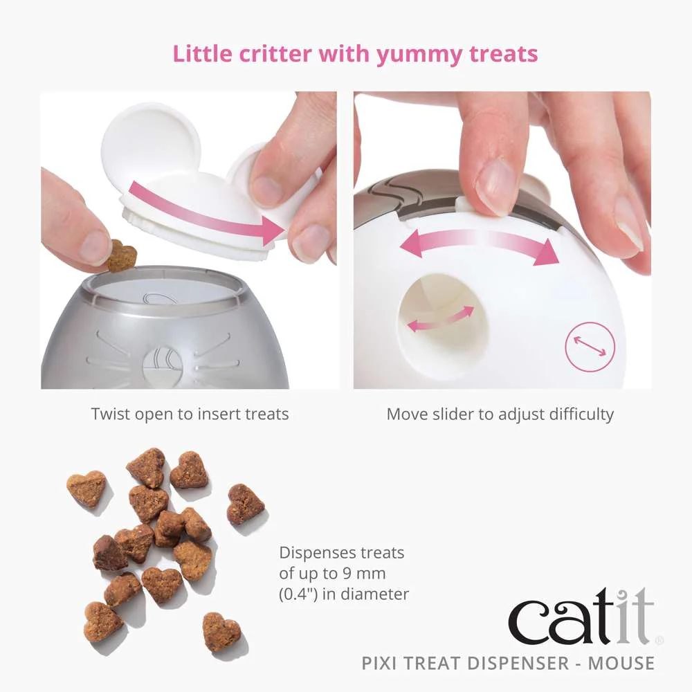 Catit PIXI Treat Dispenser Toy – Mouse - Image 4