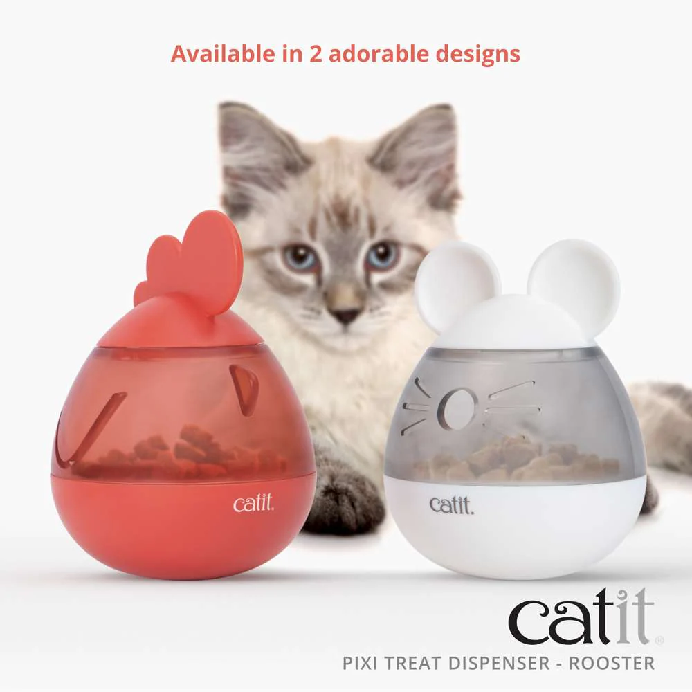 Catit PIXI Treat Dispenser Toy – Rooster - Image 5