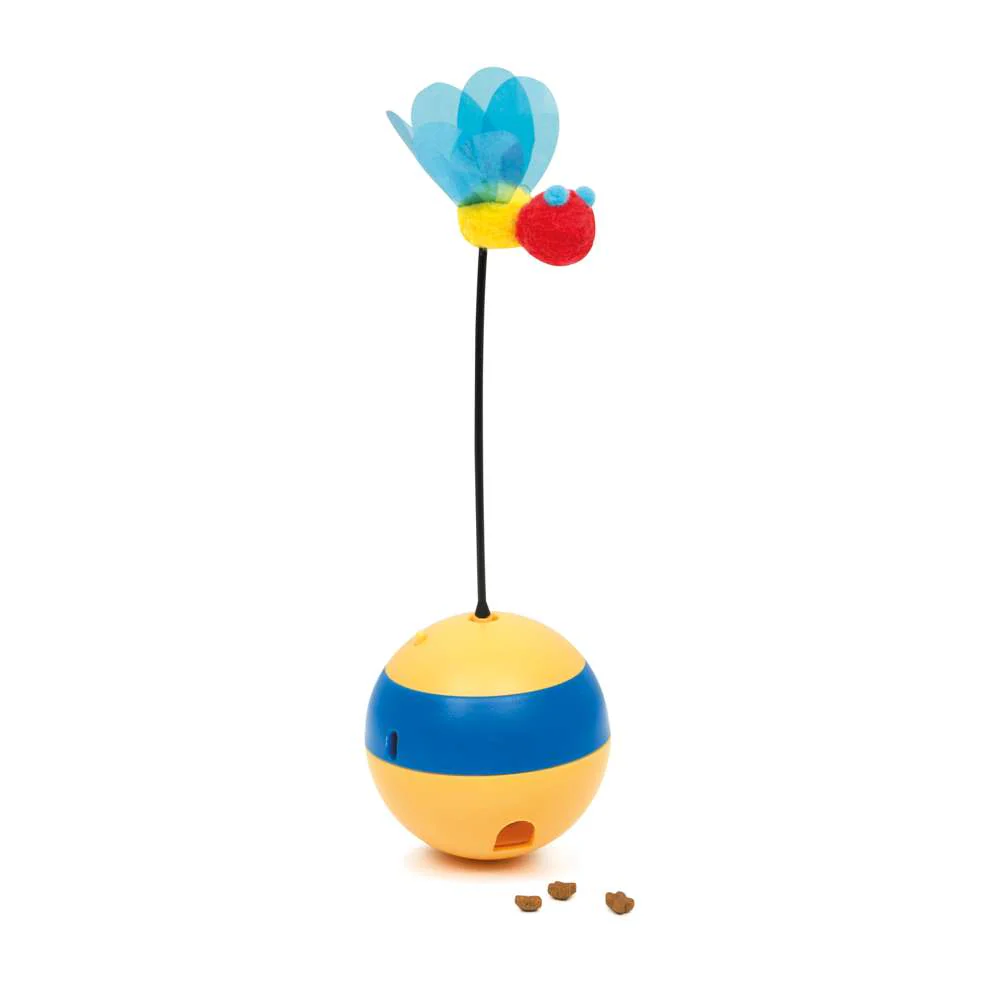 Catit Play Spinning Bee Treat & Laser Toy