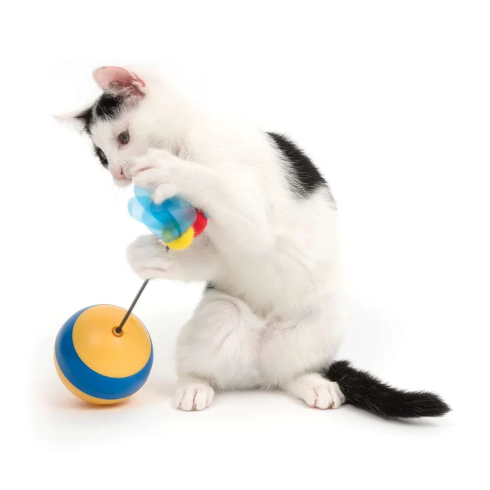 Catit Play Spinning Bee Treat & Laser Toy - Image 2