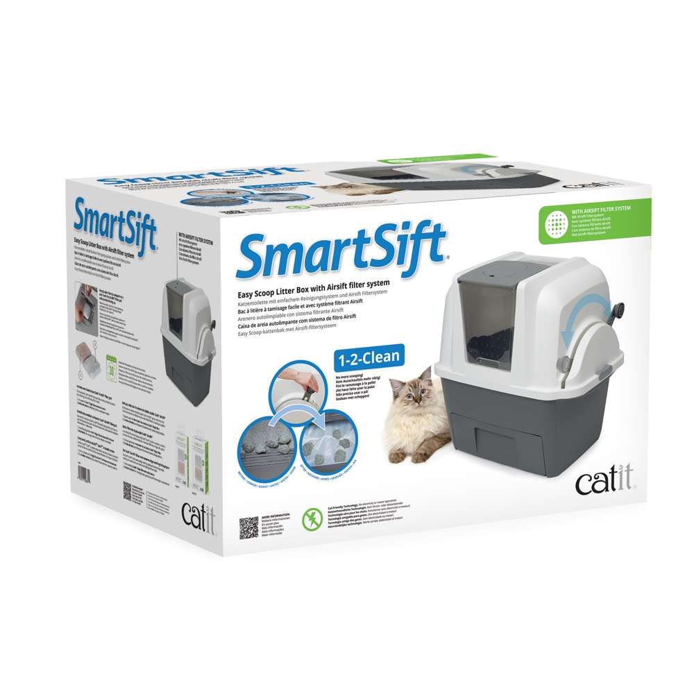 Catit Smartsift Litter Box with Airsift Filter System - Image 7
