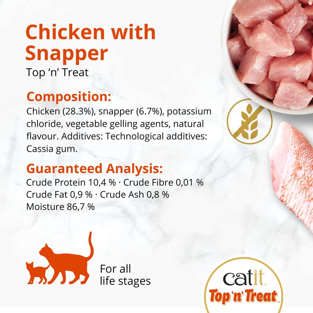 Catit Chicken Top 'n' Treat 8 Pack (24x60g) - Image 12
