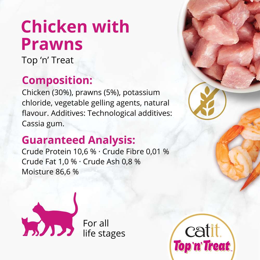 Catit Chicken Top 'n' Treat 8 Pack (24x60g) - Image 9