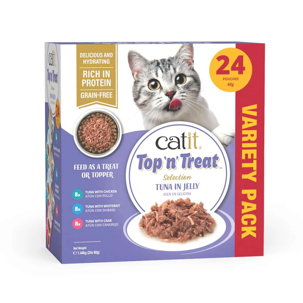 Catit Top 'n' Treat Variety Pack (24x60g) - Image 14