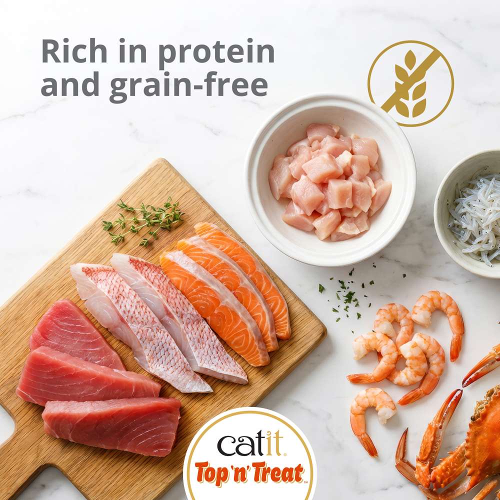 Catit Chicken Top 'n' Treat 8 Pack (24x60g) - Image 3