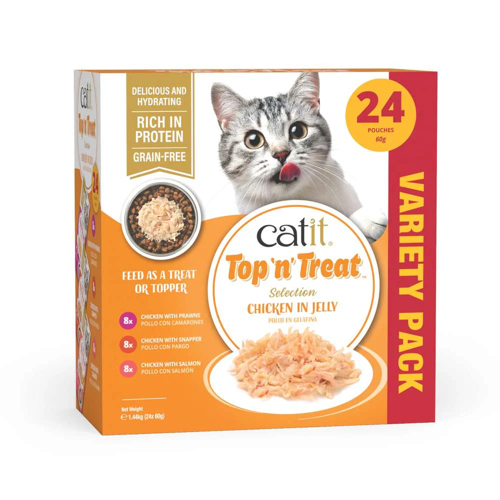 Catit Top 'n' Treat Variety Pack (24x60g) - Image 6
