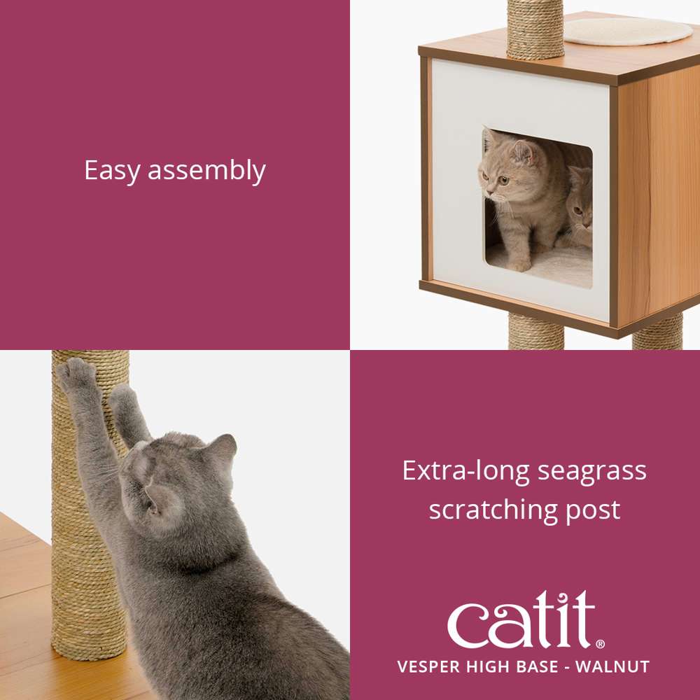Catit Vesper High Base Walnut - Image 4
