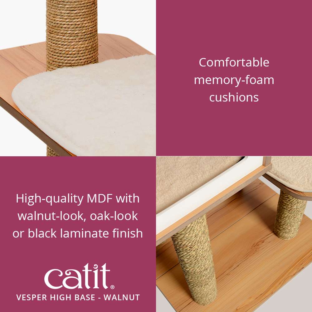 Catit Vesper High Base Walnut - Image 5
