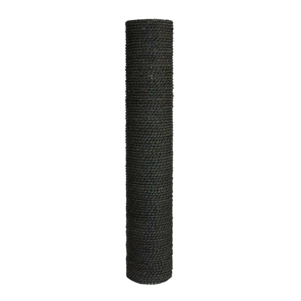 Vesper Seagrass Post - Black - 8 x 44.5 cm